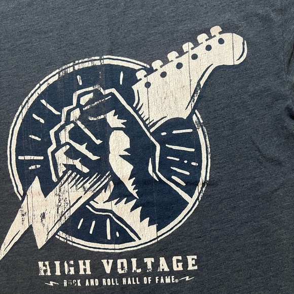 Rock and Roll Hall of Fame High Voltage T-Shirt Size Small - Picture 3 of 5